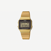 Casio Vintage A700WG-9A Digital Quartz Gold Stainless Steel Band Watch