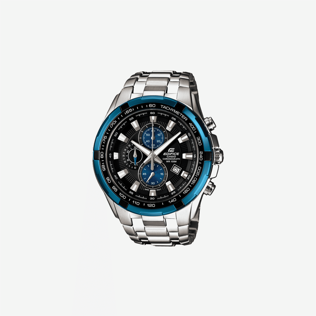 Casio Edifice EF-539D-1A2VUDF Quartz Black Dial Chronograph Stainless Steel Watch