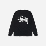 Stussy Basic Long Sleeve T-Shirt Black