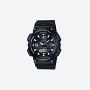 Casio AQS800W 100M WR Solar Powered 1-100 SEC Stop Watch 6-Language Day of The Week Indicator Countdown Timer LED Light Multi Alarm Analog Digital Watch