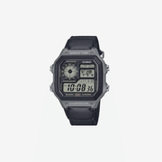 Casio AE1200 Series Black/Green LED Illuminator World Time