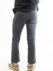 Calvin Klein Jeans Visual Washed Black Cotton Slim Fit Jeans (30)