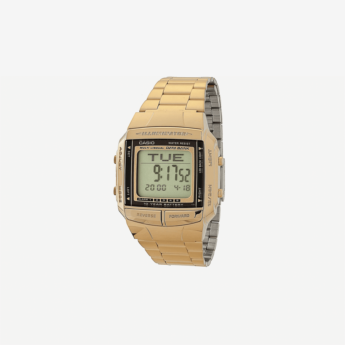 Casio Gold & Black Digital Watch - Gold / One Size DB-360G-9A