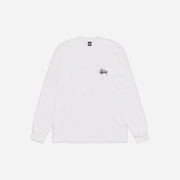 Stussy Basic Long Sleeve T-Shirt White