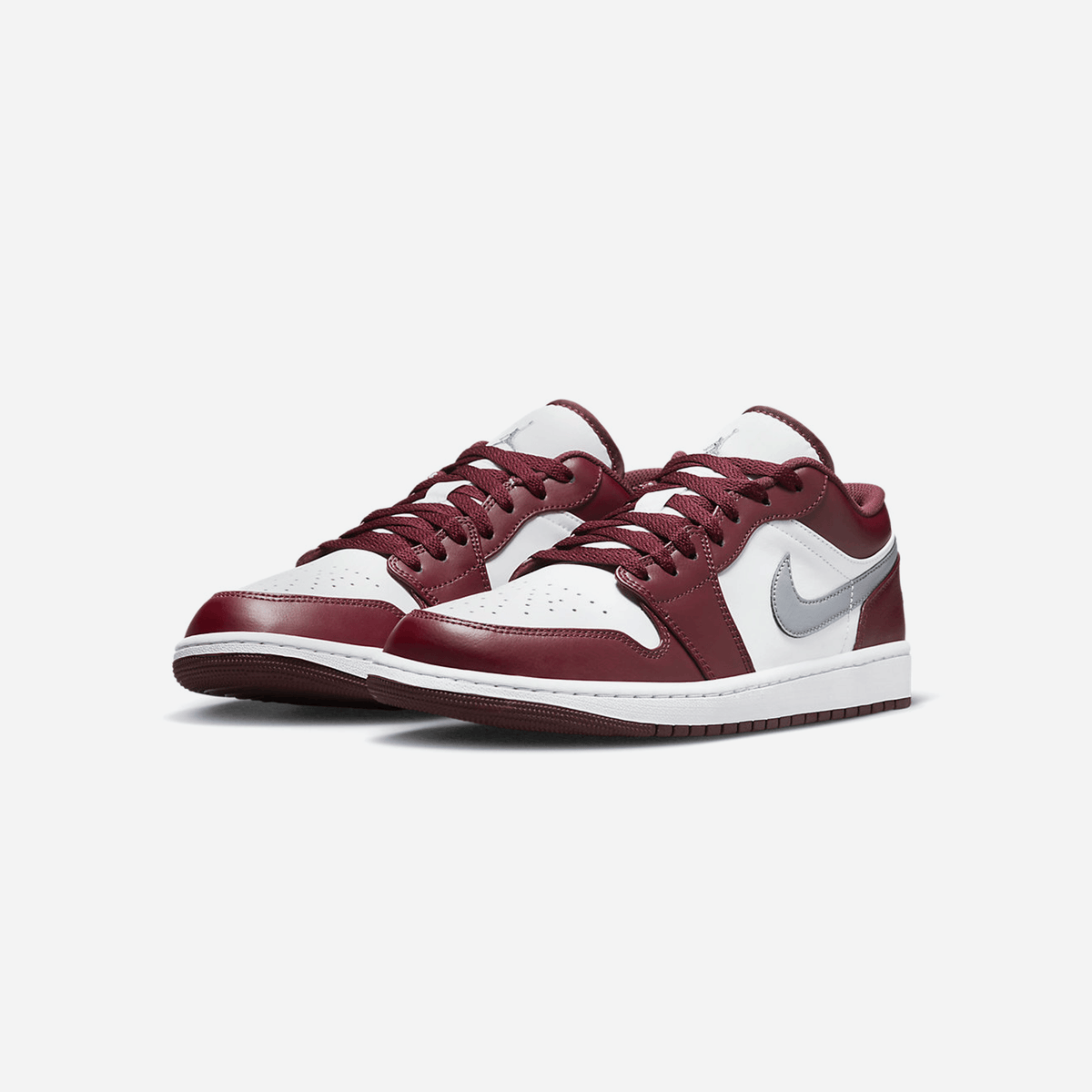 Jordan 1 Low White Bordeaux