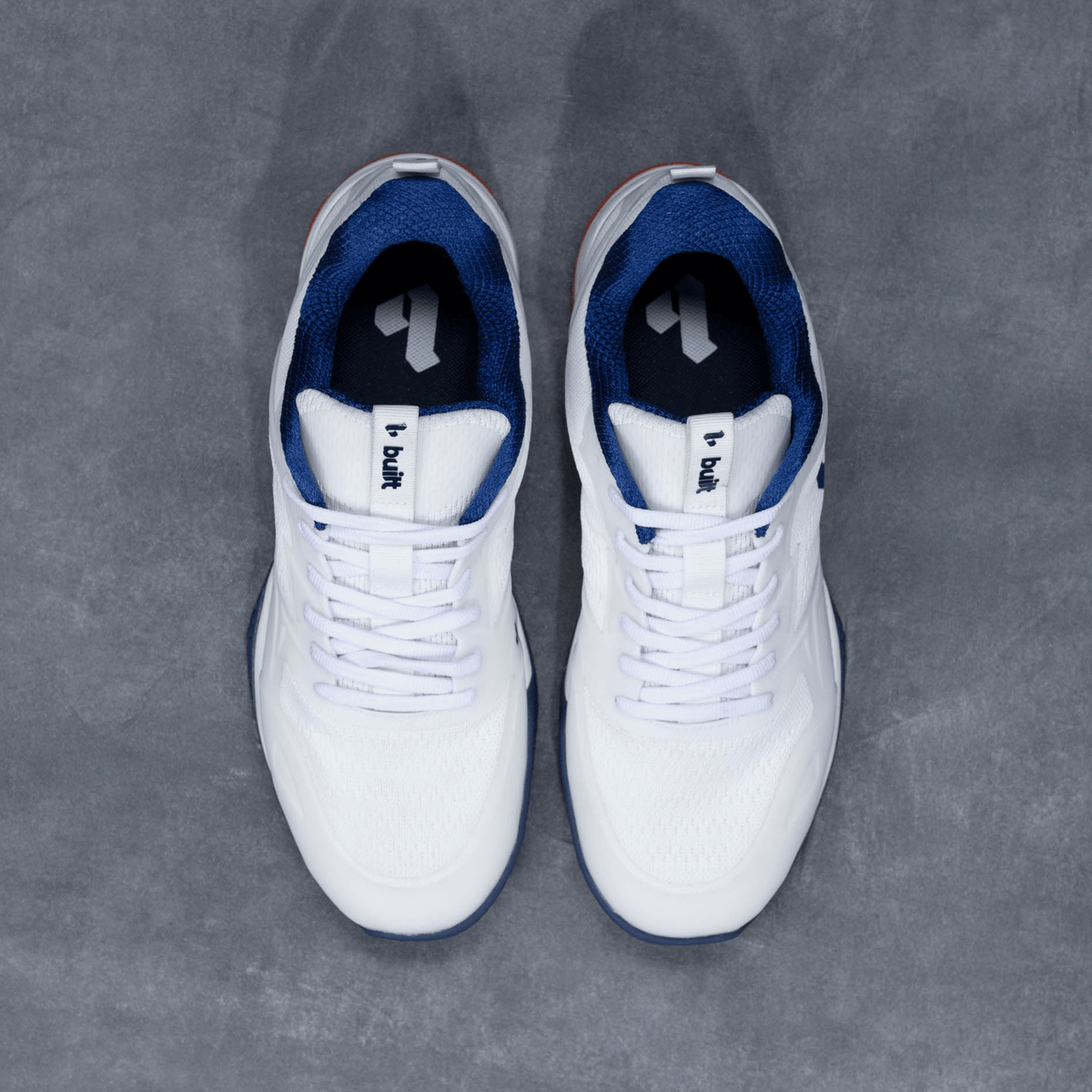 Built Court Shoe V1 White/Blue