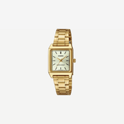 Casio Enticer LTP-V007G-9EUDF Quartz Gold Dial Analog Stainless Steel Watch