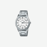Casio MTP-V006D-7BUDF White Dial Stainless Steel Watch
