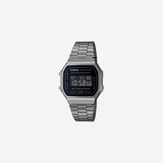 Casio Vintage A168WGG-1BDF Quartz Black Dial Digital Stainless Steel Watch