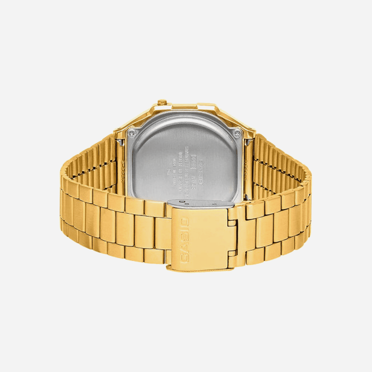 Casio Vintage A168WG-9 Quartz Gold Dial Digital Retro Style Stainless Steel Watch