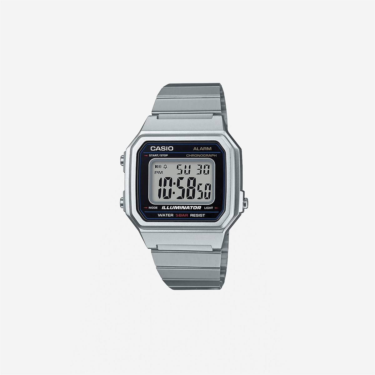 Casio B650WD-1ACF Classic Digital Display Quartz Silver Watch