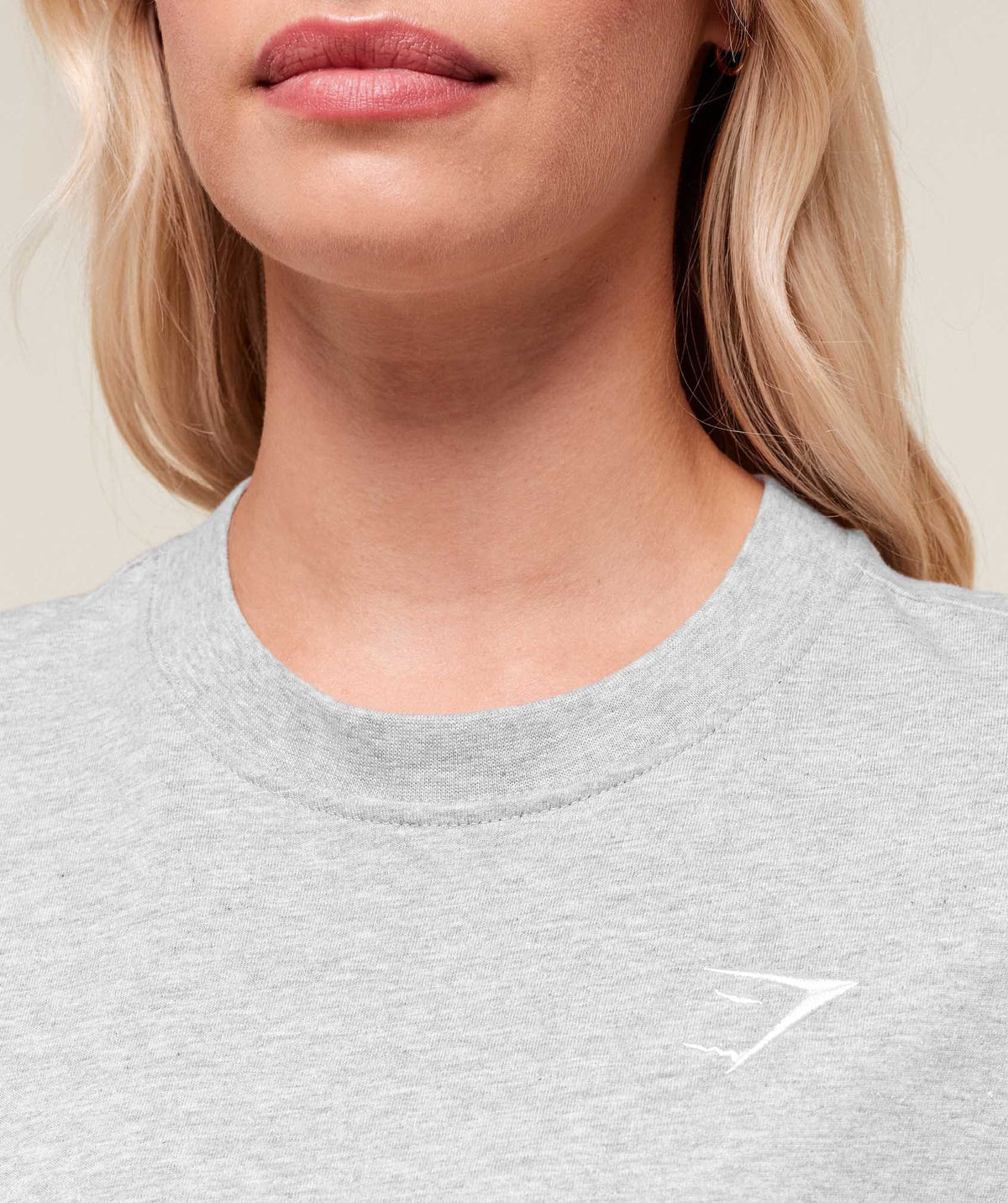 Gymshark Training Oversized T-Shirt  - Light Grey Marl