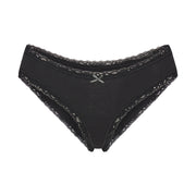 Lightweight Cotton Lace Brief