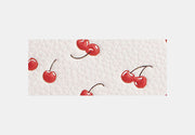 Corner Zip Wristlet With Cherry Print