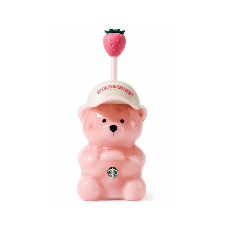 Pink Bearista Glass Tumbler Cup PINK