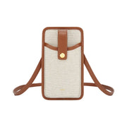 Jw Pei Aylin Canvas Phone Bag Brown