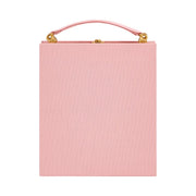 Jw Pei Taya Wine Glass Puppy Pattern Book Shape Clutch Bag Pink