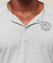 Gymshark Legacy Henley - Light Grey Marl