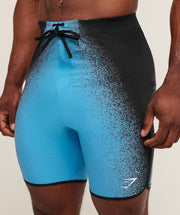 Gymshark RT Competition Board Short - GS Brand Blue/GS Black