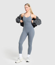 Gymshark Strappy All In One - Iron Blue