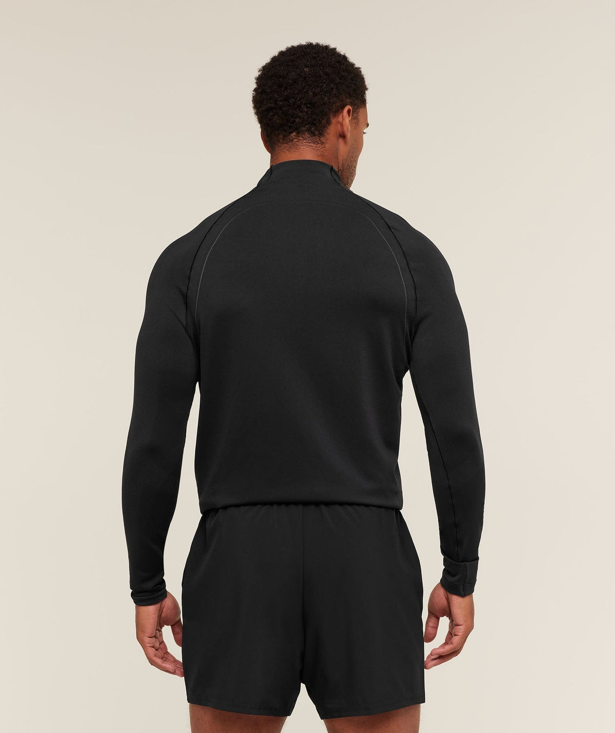 Gymshark Apex Seamless 1/4 Zip - Black/Dark Grey
