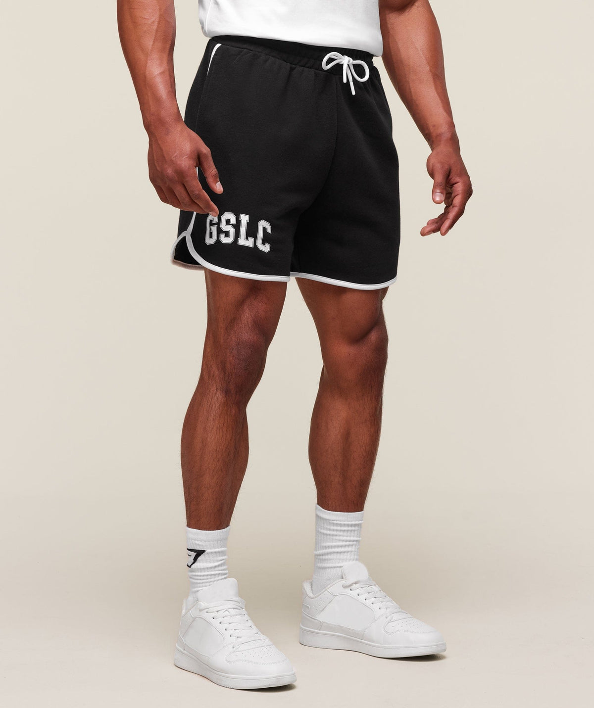 Gymshark GSLC Contrast 5" Shorts - Black/White