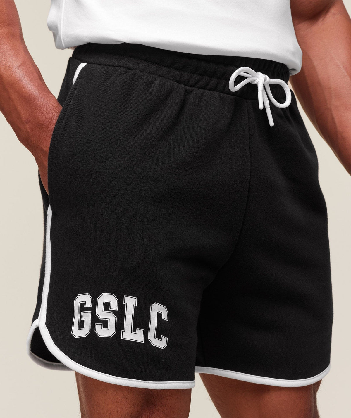 Gymshark GSLC Contrast 5" Shorts - Black/White