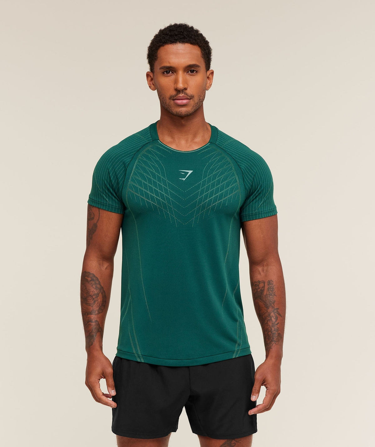 Gymshark Apex Seamless T-Shirt - Weighted Teal/Muted Teal