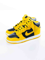Nike Dunk High Black Varsity Maize (UK 6.5)