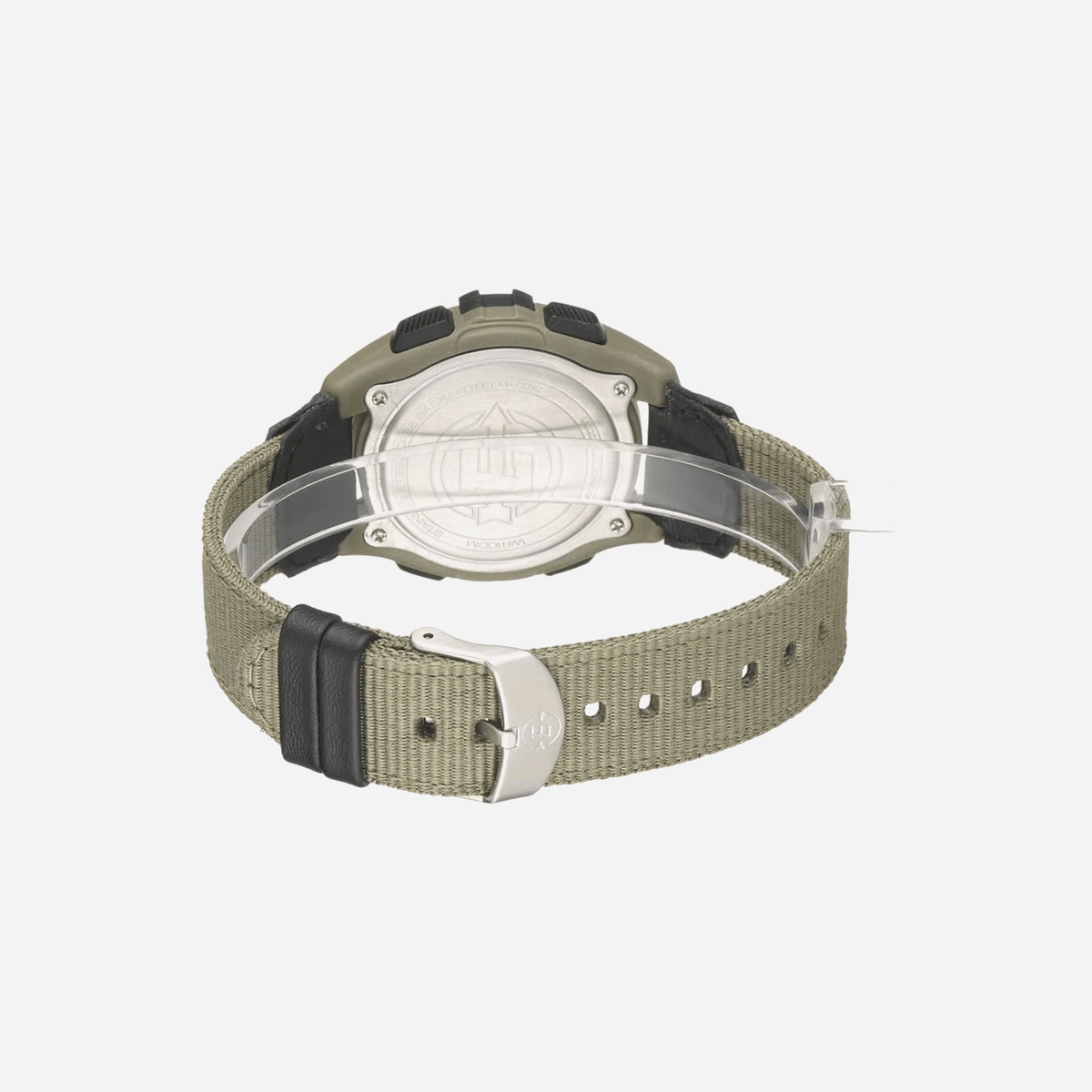 Timex Expedition Digital CAT5 Grey DIal Black Green Nylon Strap Watch