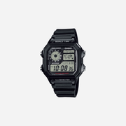 Casio Youth AE-1200WH-1AVDF Quartz Black Dial Digital Resin Watch