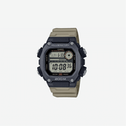 Casio DW-291HX-5AV Green Resin Strap with Black Dial 200M Water Resistant Digital Quartz Watch