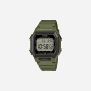 Casio W-738H-3AV Digital Green Resin Strap Watch