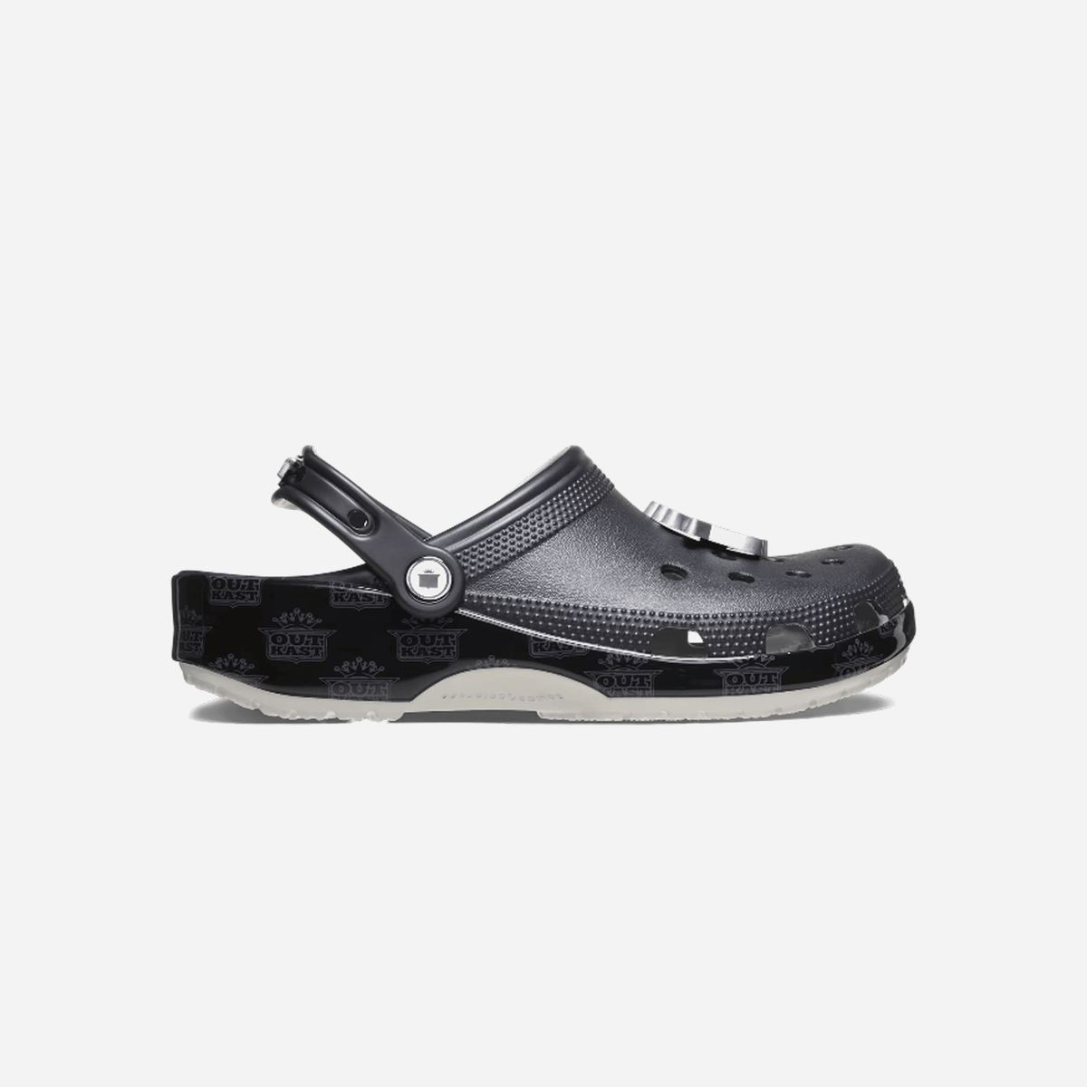 Crocs Outkast Classic Clog Sandals Black/Silver