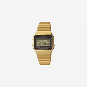 Casio Vintage A700WG-9ADF Quartz Gold Dial Digital Stainless Steel Watch