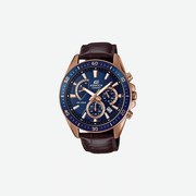 Casio Edifice EFR-552GL-2AVUDF Quartz Blue Dial Chronograph Leather Watch
