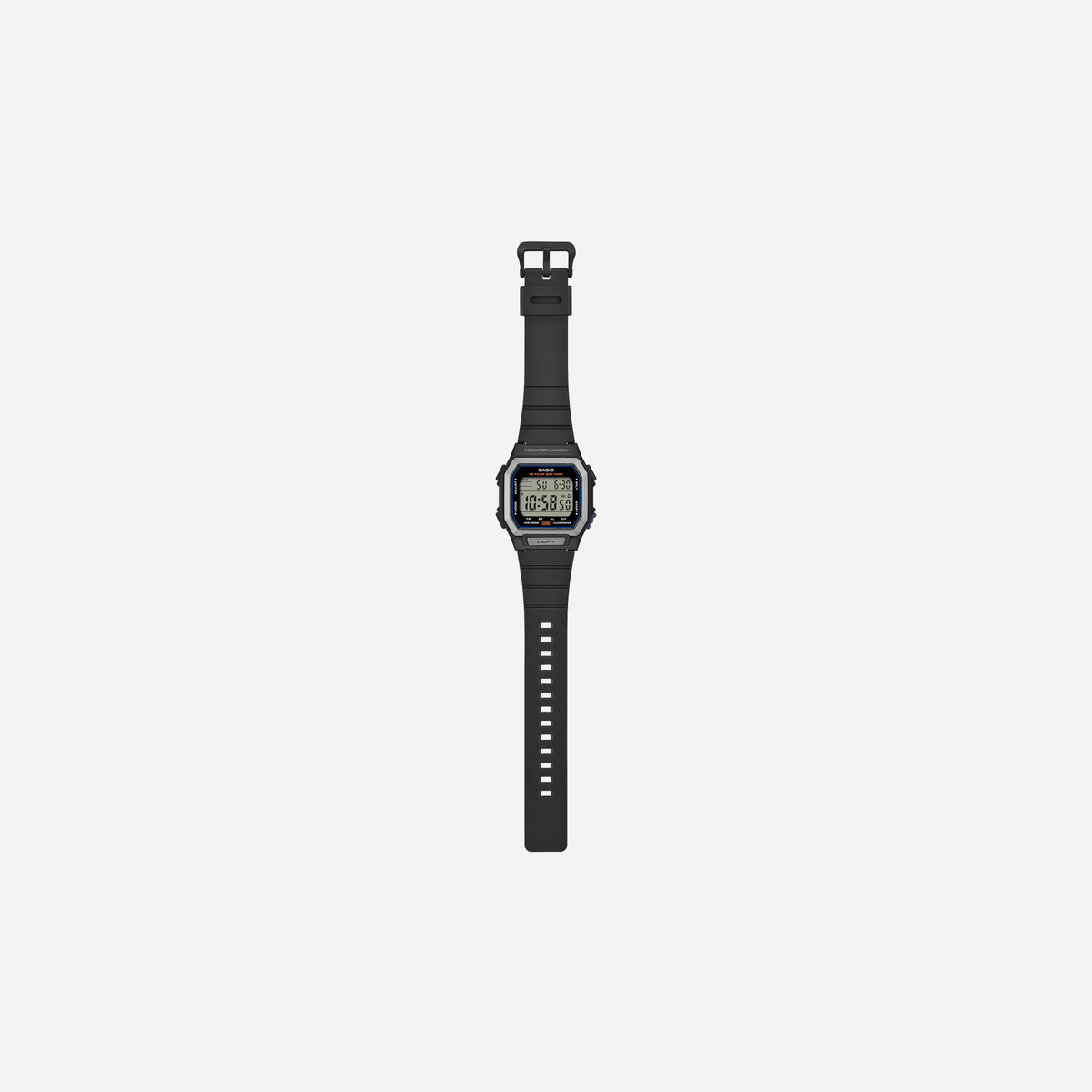 Casio W-738H-1AV Digital Black Resin Strap Watch