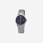 Casio MTP-V002D-2B3 Standard Analog Stainless Steel Date Roman Blue Dial Watch