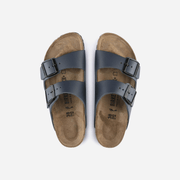 Birkenstock Arizona Natural Leather Blue Regular Fit