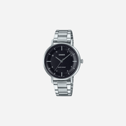 Casio Enticer LTP-VT03D-1BDF Quartz Black Dial Analog Stainless Steel