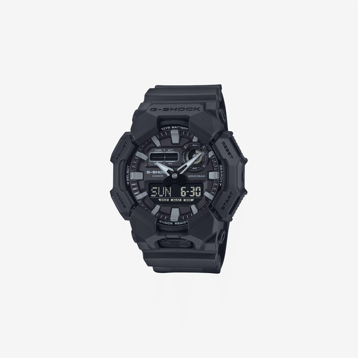 Casio G-Shock GA-010-1A1DR Quartz Black Dial Analog-Digital Resin Watch