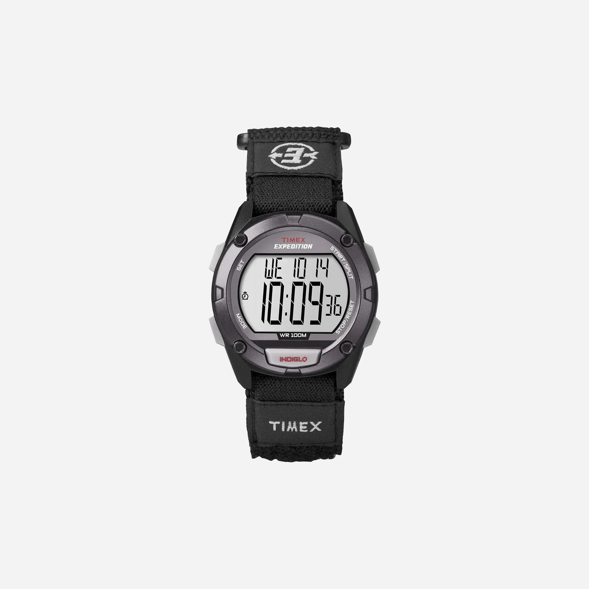 Timex Expedition Digital CAT5 Gray Dial Black Nylon Strap Watch