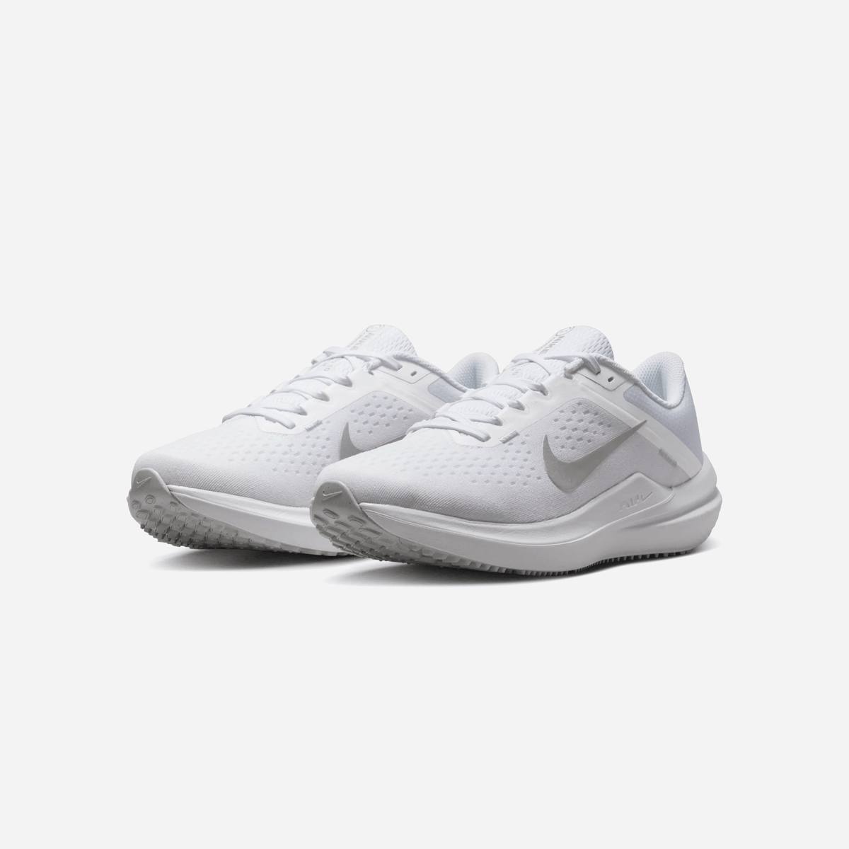 Nike Air Winflo 10 White Pure Platinum Metallic Silver WMNS
