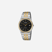 Casio MTP-B145SG-1AV Black Gold Dial Stainless Steel Watch