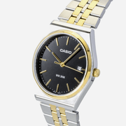 Casio MTP-B145SG-1AV Black Gold Dial Stainless Steel Watch