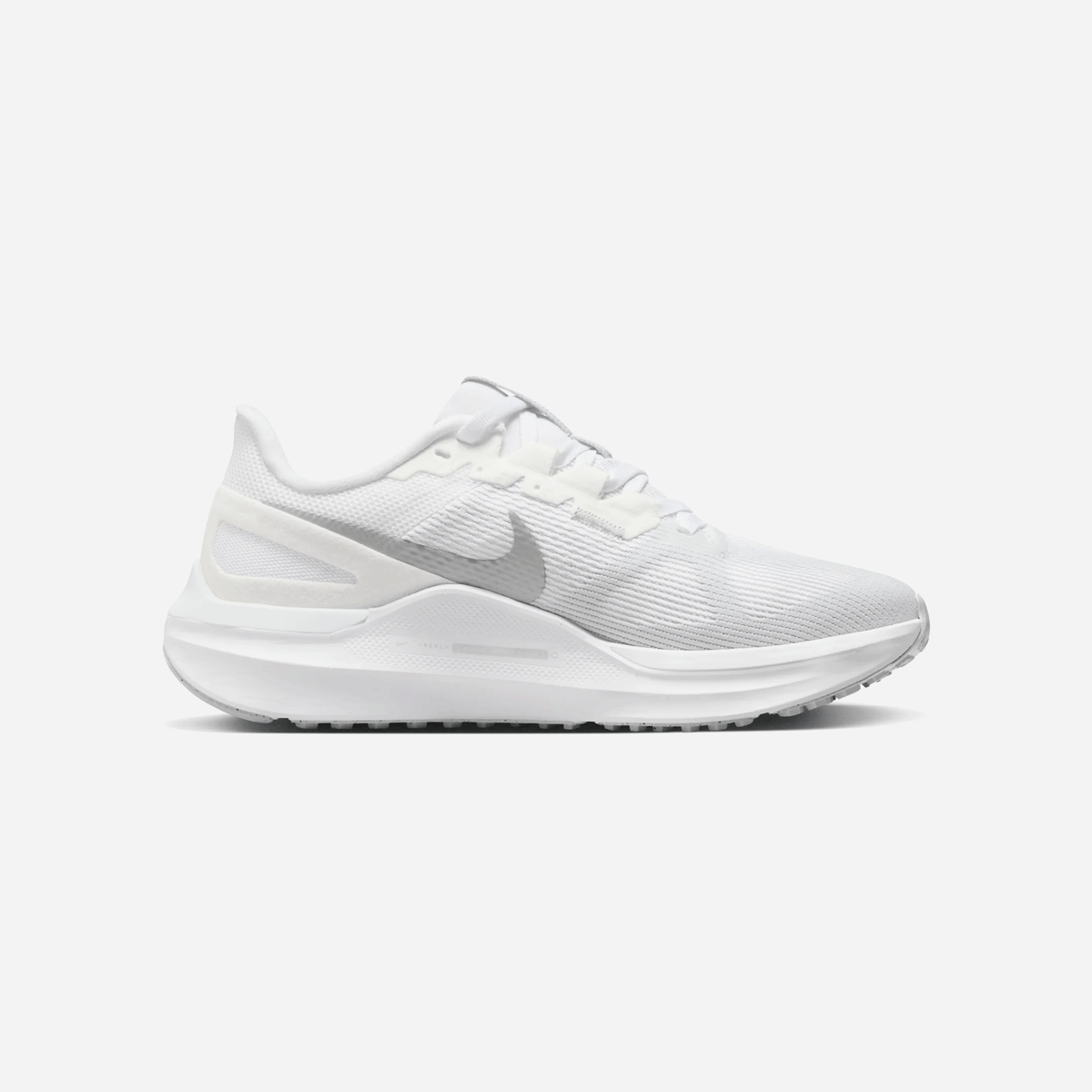 Nike Air Zoom Structure 25 White Pure Platinum Metallic Silver WMNS