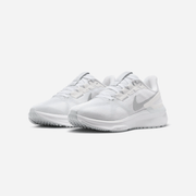 Nike Air Zoom Structure 25 White Pure Platinum Metallic Silver WMNS