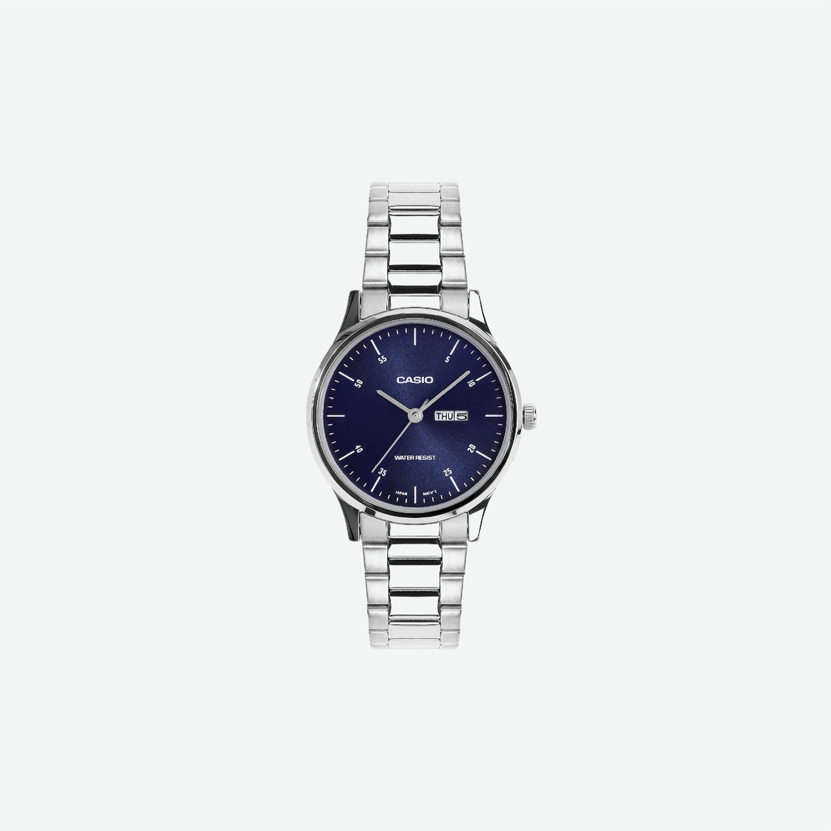 Casio LTP LTP-SN8YD-2B Quartz Blue Dial Analog Stainless Steel Watch