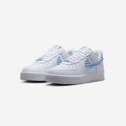 Nike Air Force 1 Low '07 Essential White University Blue Gingham