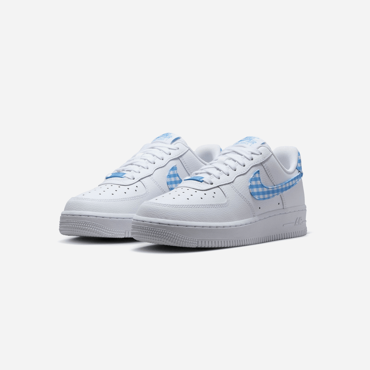 Nike Air Force 1 Low '07 Essential White University Blue Gingham